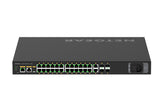 NETGEAR M4250-26G4XF-PoE+ Administreret L2/L3 Gigabit Ethernet (10/100/1000) Strøm over Ethernet (PoE) 1U Sort