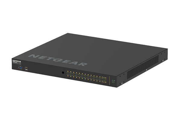 NETGEAR M4250-26G4XF-PoE+ Administreret L2/L3 Gigabit Ethernet (10/100/1000) Strøm over Ethernet (PoE) 1U Sort