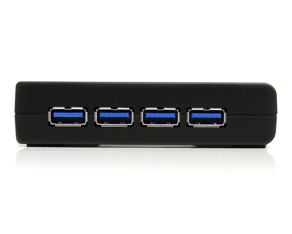 StarTech.com ST4300USB3EU interface hub 5000 Mbit/s Sort
