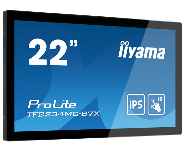 iiyama ProLite TF2234MC-B7X computerskærm 54,6 cm (21.5") 1920 x 1080 pixel Fuld HD LED Berøringsskærm Multibruger Sort