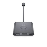 DELL DBQAUANBC070 dockingstation Ledningsført USB 3.2 Gen 2 (3.1 Gen 2) Type-C Sort