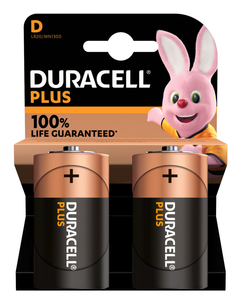 Duracell Plus 100 C Engangsbatteri Alkaline