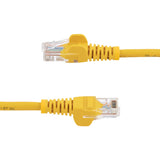 StarTech.com 45PAT2MYL netværkskabel Gul 2 m Cat5e U/UTP (UTP)