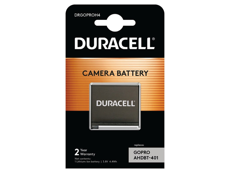 Duracell DRGOPROH4 batteri til kamera/videokamera Lithium-Ion (Li-Ion) 1160 mAh
