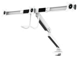 Neomounts NM-D775DX3WHITE skærmbeslag og -stativer 68,6 cm (27") Skrivebord Hvid
