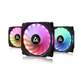 Chieftec CF-3012-RGB Computerkølesystem Computerkabinet Ventilator 12 cm Sort