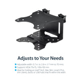 StarTech.com ACCSMNT CPU holder Skærm stativmonteret CPU-holder Sort