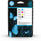 HP 951 4-Pack CMY(3)/950 Black Original Ink Cartridge Combo blækpatron Standard udbytte Sort, Blå, Magenta, Gul