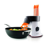Philips Viva Collection HR1388/80 elektrisk madhakker 200 W Sort, Rød, Hvid