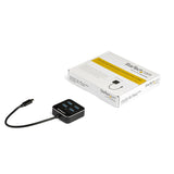 StarTech.com HB31C4AB interface hub USB 3.2 Gen 2 (3.1 Gen 2) Type-C 10000 Mbit/s Sort