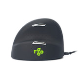 R-Go Tools RGOHELELA mus Kontor Venstre hånd USB Type-A Optisk 2400 dpi