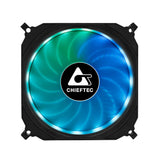 Chieftec CF-3012-RGB Computerkølesystem Computerkabinet Ventilator 12 cm Sort