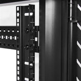 StarTech.com RK2536BKF stativ 25U Fritstående reol Sort