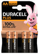 Duracell Plus 100 Engangsbatteri AA Alkaline