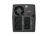 Conceptronic ZEUS03EM UPS-enhed Interaktivt indgangsstik 1,2 kVA 720 W 5 AC stikkontakt(er)