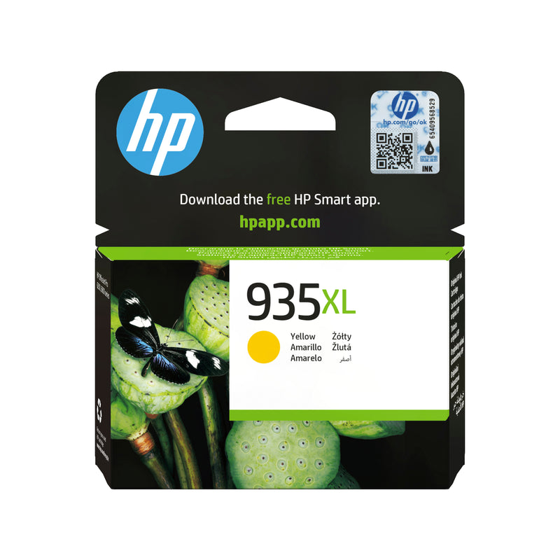 HP 935XL High Yield Yellow Original Ink Cartridge blækpatron 1 stk Højt (XL) udbytte