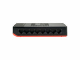 LevelOne GSW-0807 netværksswitch Ikke administreret Gigabit Ethernet (10/100/1000) Sort, Rød
