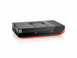 LevelOne GSW-0807 netværksswitch Ikke administreret Gigabit Ethernet (10/100/1000) Sort, Rød