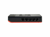 LevelOne GSW-0507 netværksswitch Ikke administreret Gigabit Ethernet (10/100/1000) Sort, Rød