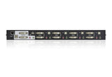 ATEN CS1644A-AT-G KVM Switch Stativ-montering Sort