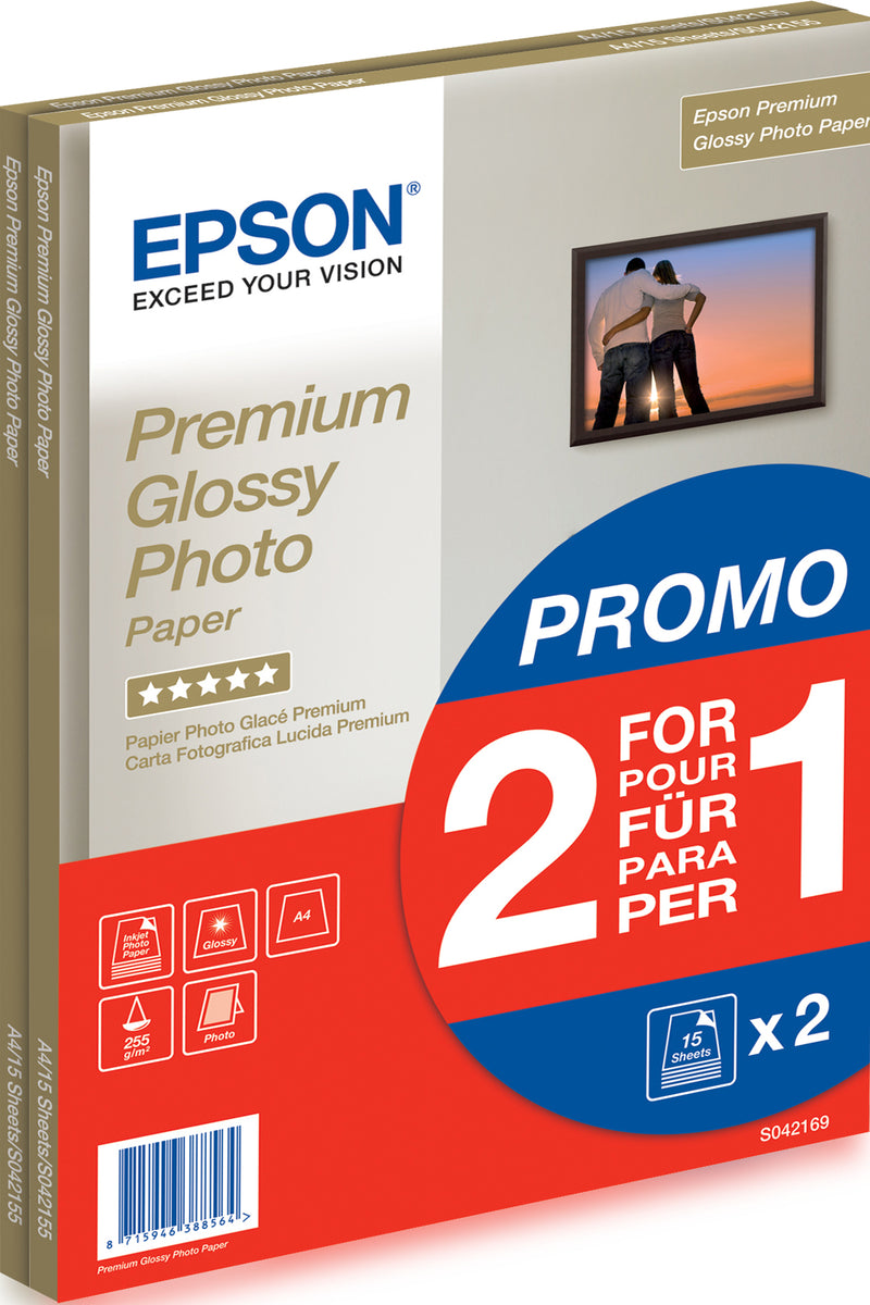 Epson Premium Glossy Photo Paper A4 Premium-glans