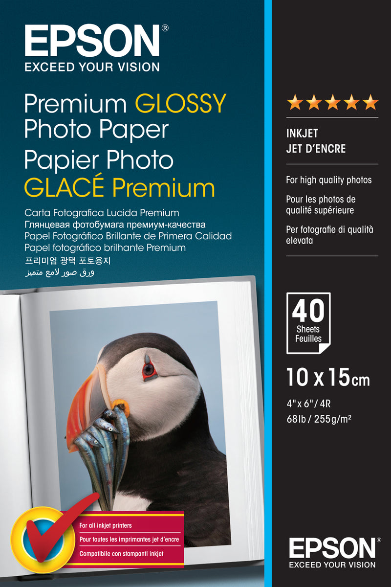 Epson Premium Glossy Photo Paper Hvid Premium-glans