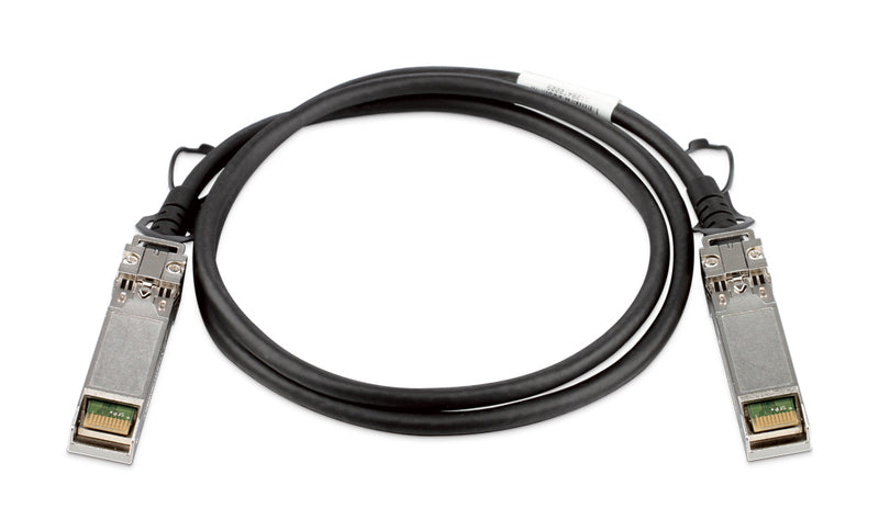 D-Link DEM-CB100S InfiniBand og fiberoptisk kabel 1 m SFP+ Sort
