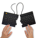 R-Go Tools RGOSP-DEWIBL tastatur Universel USB Tysk Sort