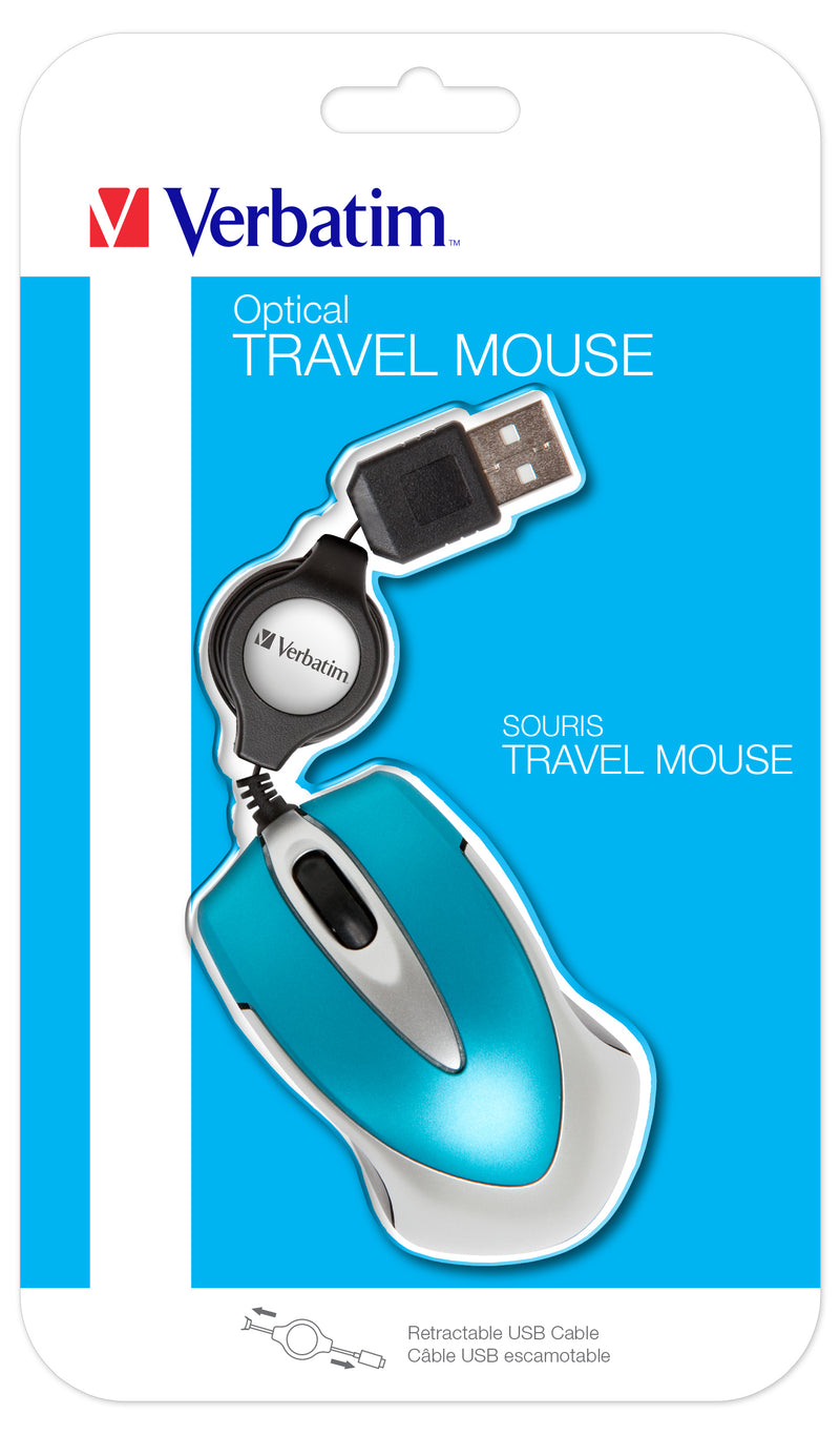 Verbatim Go Mini mus Kontor Ambidextrous USB Type-A Optisk 1000 dpi