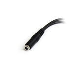 StarTech.com MUYHSFMM lydkabel 0,13 m 3.5mm 2 x 3.5mm Sort