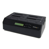 StarTech.com SATDOCK4U3RE kopienhed til digital medie HDD duplikator Sort 3 Kopier