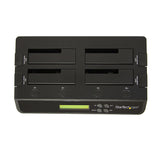 StarTech.com SATDOCK4U3RE kopienhed til digital medie HDD duplikator Sort 3 Kopier
