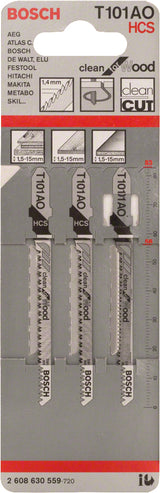 Bosch T 101 AO Stiksavklinger High Carbon Steel (HCS) 3 stk
