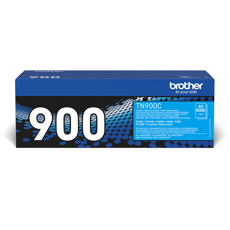 Brother TN-900C tonerpatron 1 stk Original Blå