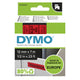 DYMO D1 Standard - Black on Red - 12mm etiketbånd Sort på rød
