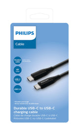 Philips PHIL-DLC5206C/00 USB-kabel 2 m USB C Sort