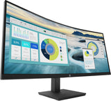 HP P34hc G4 WQHD USB-C Curved Monitor computerskærm 86,4 cm (34") 3440 x 1440 pixel Wide Quad HD LCD Sort
