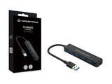 Conceptronic C4PUSB3 interface hub USB 3.2 Gen 1 (3.1 Gen 1) Type-A 5000 Mbit/s Sort