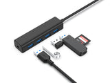 Conceptronic C4PUSB3 interface hub USB 3.2 Gen 1 (3.1 Gen 1) Type-A 5000 Mbit/s Sort