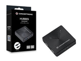 Conceptronic HUBBIES02B interface hub USB 3.2 Gen 1 (3.1 Gen 1) Mini-B 5000 Mbit/s Sort