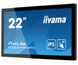 iiyama ProLite TF2234MC-B7X computerskærm 54,6 cm (21.5") 1920 x 1080 pixel Fuld HD LED Berøringsskærm Multibruger Sort