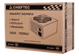 Chieftec Smart GPS-500A8 enhed til strømforsyning 500 W 20+4 pin ATX ATX Sort