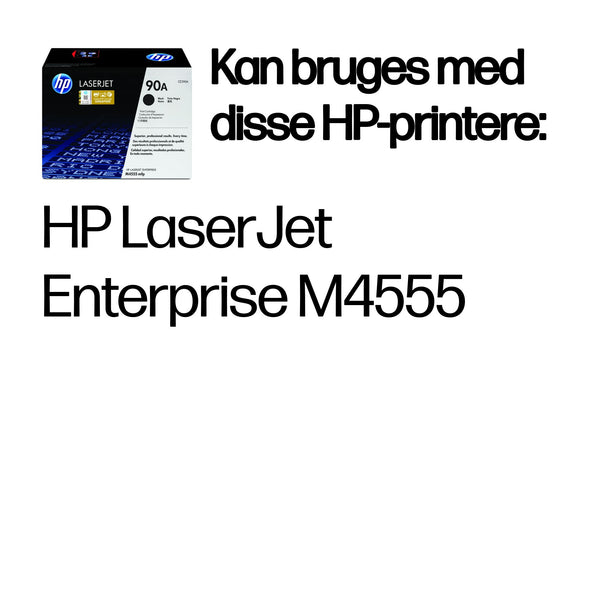 HP 90A Black Original LaserJet Toner Cartridge tonerpatron 1 stk