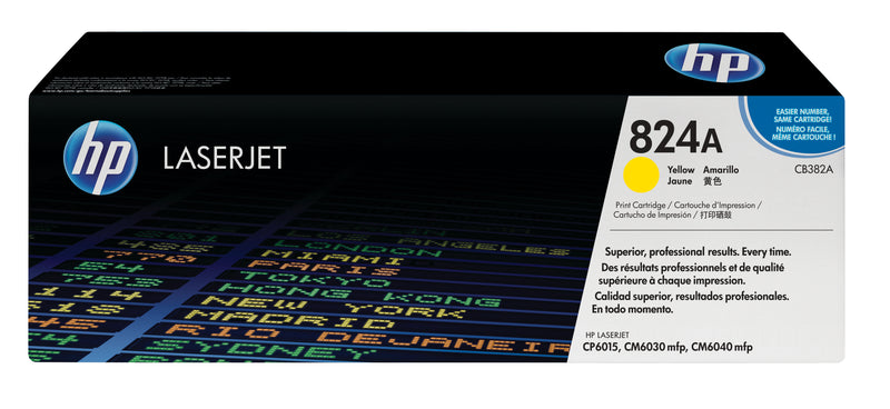HP 824A Yellow Original LaserJet Toner Cartridge tonerpatron 1 stk