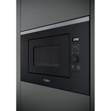 Whirlpool WMF201G Sort, Rustfrit stål Grill mikroovn Indbygget 20 L 800 W