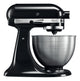 KitchenAid Classic foodprocessor 275 W 4,3 L Sort, Metallic