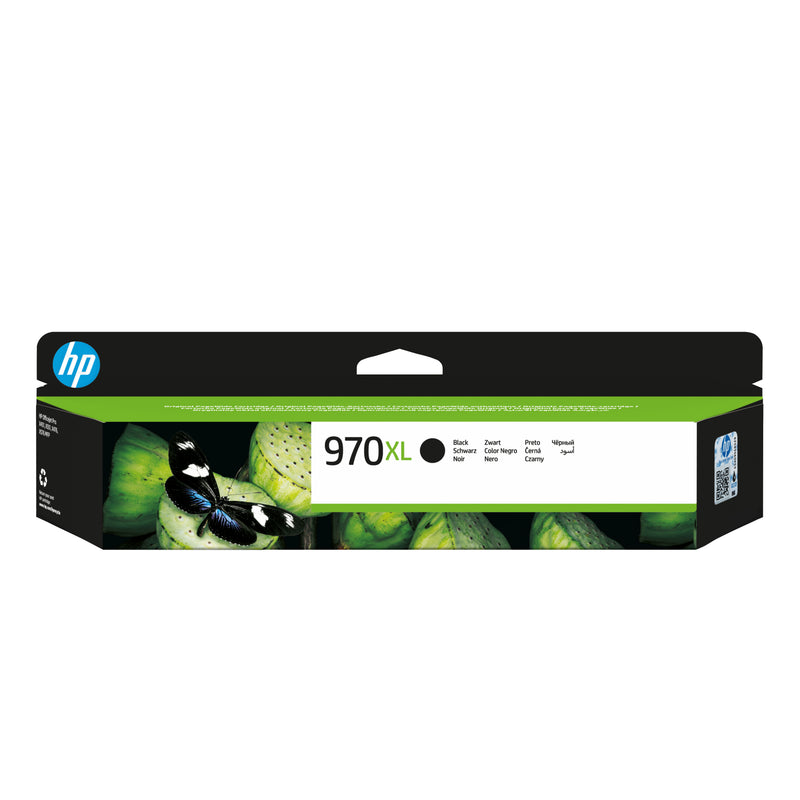 HP 970XL High Yield Black Original Ink Cartridge blækpatron 1 stk Højt (XL) udbytte