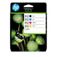 HP 912 4-Pack CMYK(4) Original Ink Cartridge Combo blækpatron Standard udbytte Sort, Blå, Magenta, Gul