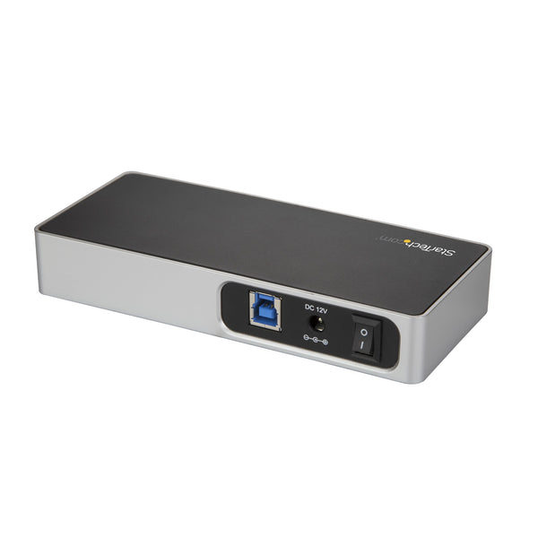 StarTech.com HB30C5A2CSC interface hub USB 3.2 Gen 1 (3.1 Gen 1) Type-B 5000 Mbit/s Sort, Sølv