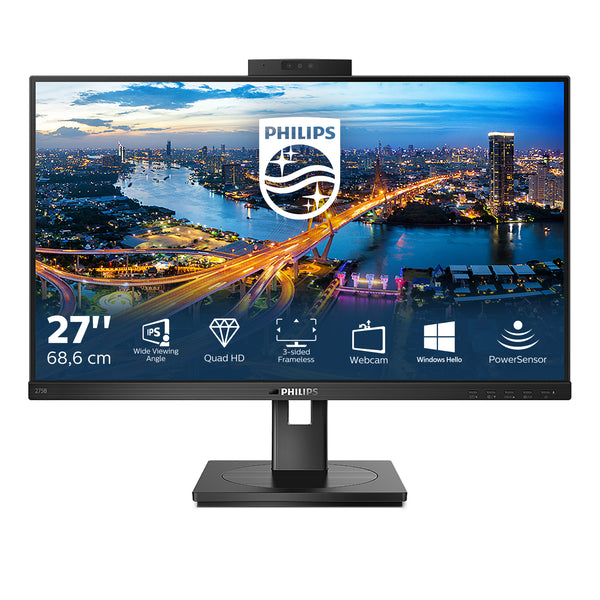 Philips B Line 275B1H/00 computerskærm 68,6 cm (27") 2560 x 1440 pixel 2K Ultra HD LED Sort